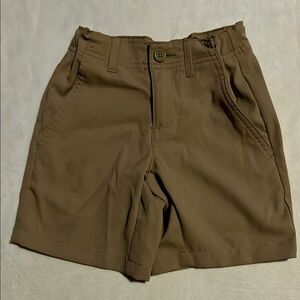 BCG Brown Casual Shorts Relaxed Fit Cotton Blend
